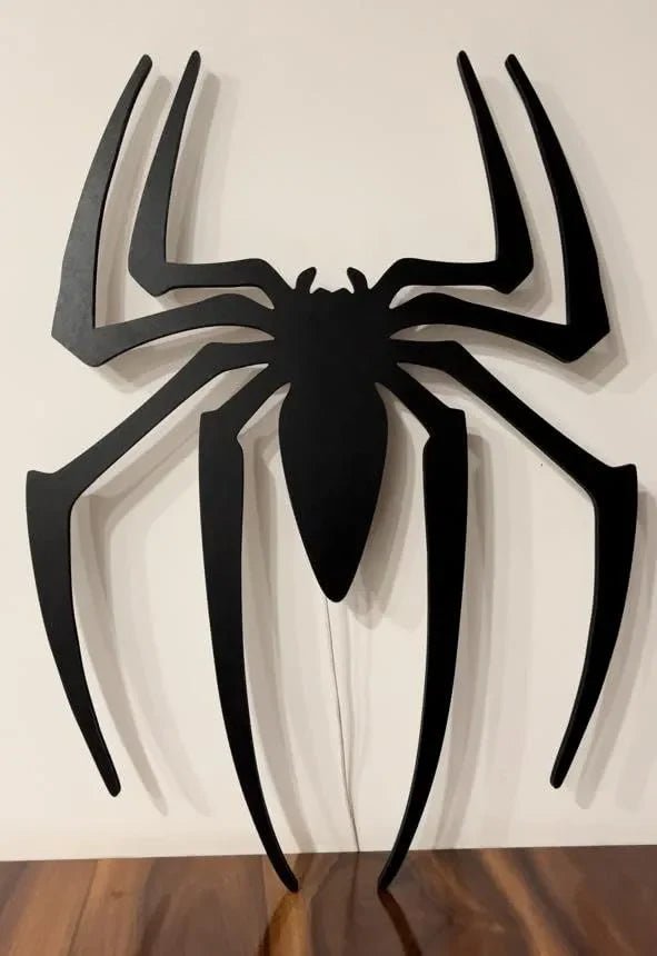 Black Spider Logo LED Light Up Wall Decoration - MINDSTONE