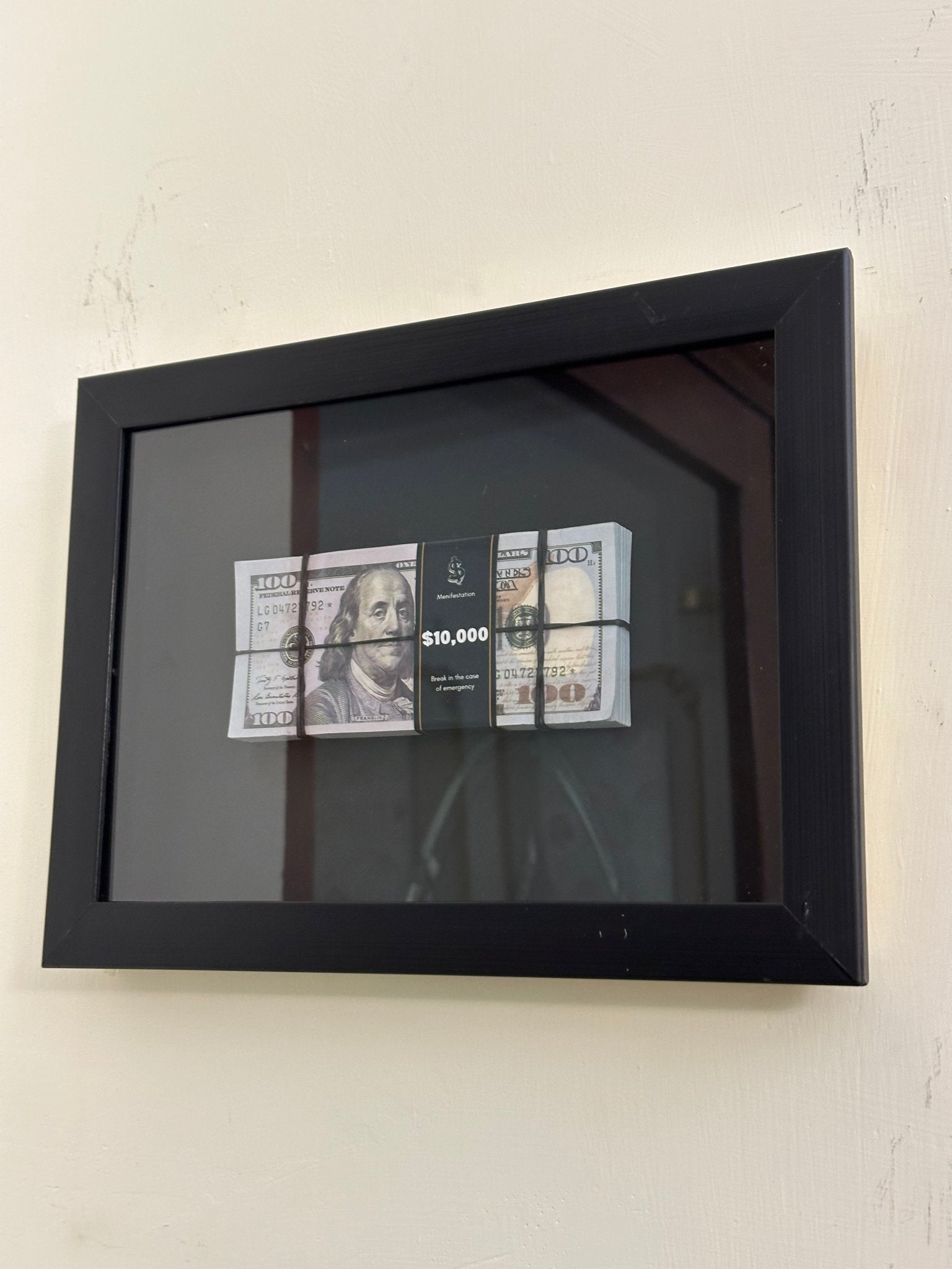 100 Dollar 3D Stacked Frame - USD (30% off) - MINDSTONE